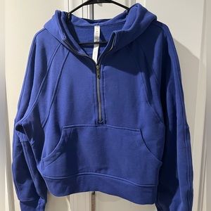 Lululemon hoodie scuba M/L psychic blue
